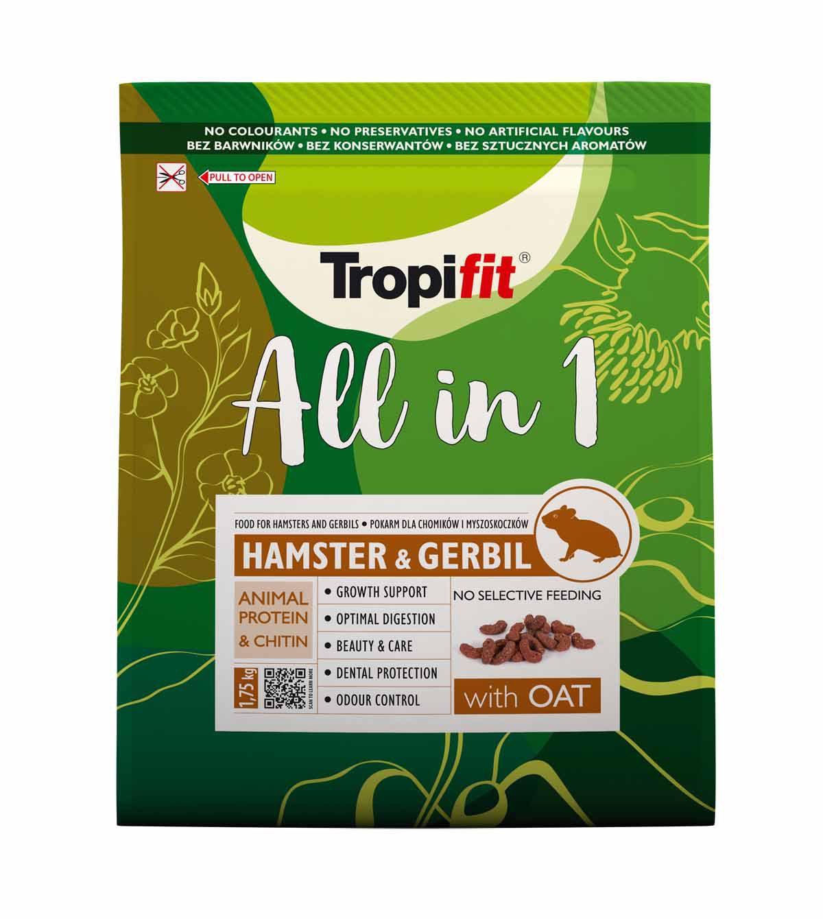 TROPIFIT TROPIFIT HAMSTER & GERBIL 1,75KG
