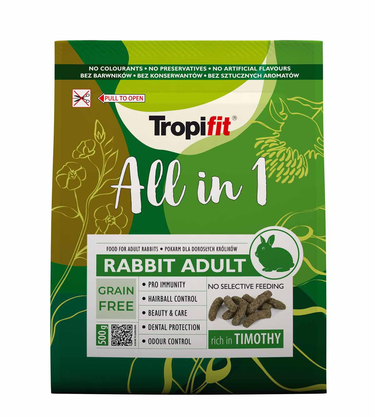 TROPIFIT TROPIFIT RABBIT ADULT 500G