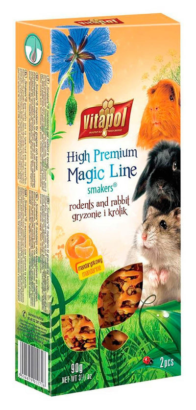 Vitapol Smakers Magic Line Gnagare Mandarin - Handla på Gaston