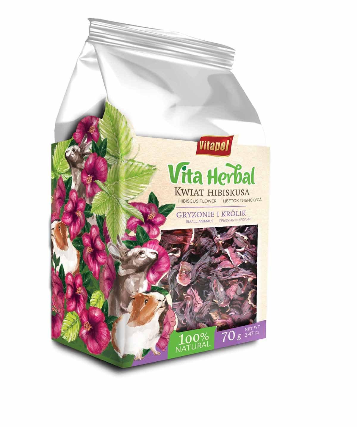 VITA HERBAL Hibiskusblomma 70 g - Handla på Gaston