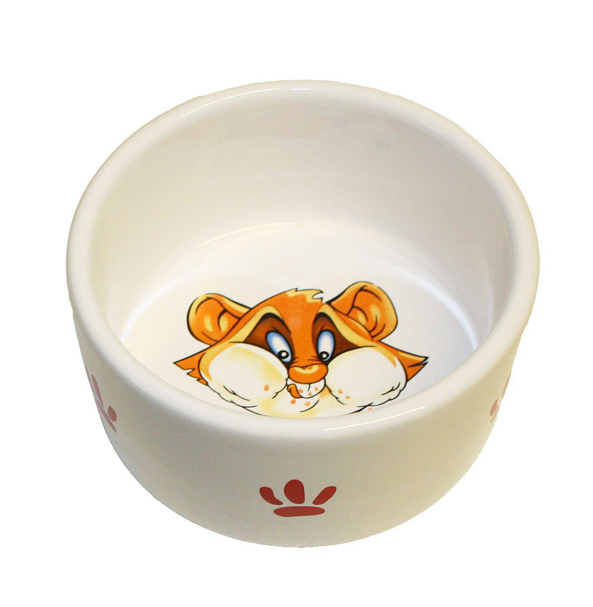 KERAMIKSKÅL SMÅDJURHAMSTER 9x9x4CM