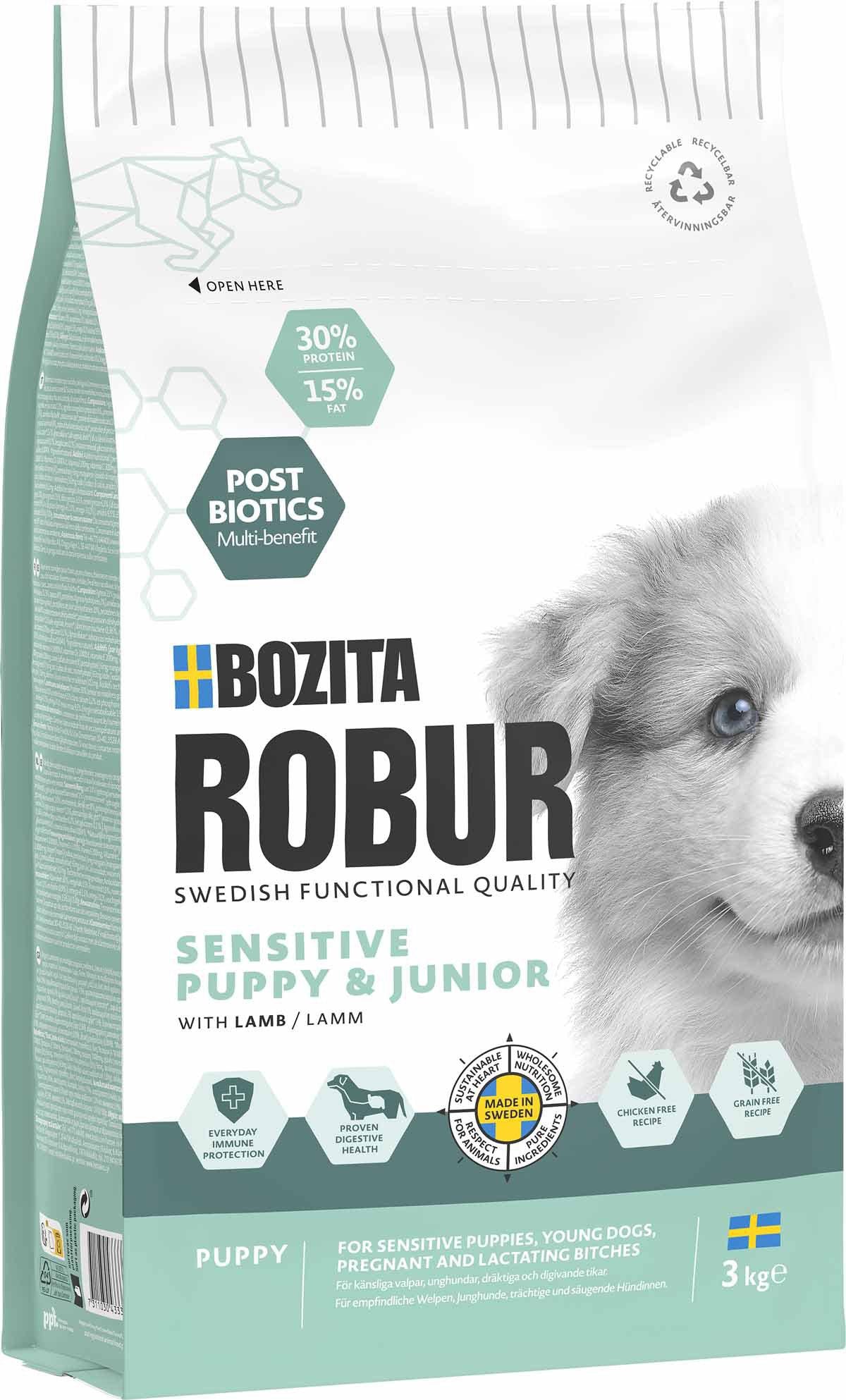 BOZITA Robur Sensitive Grain Free Puppy3Kg