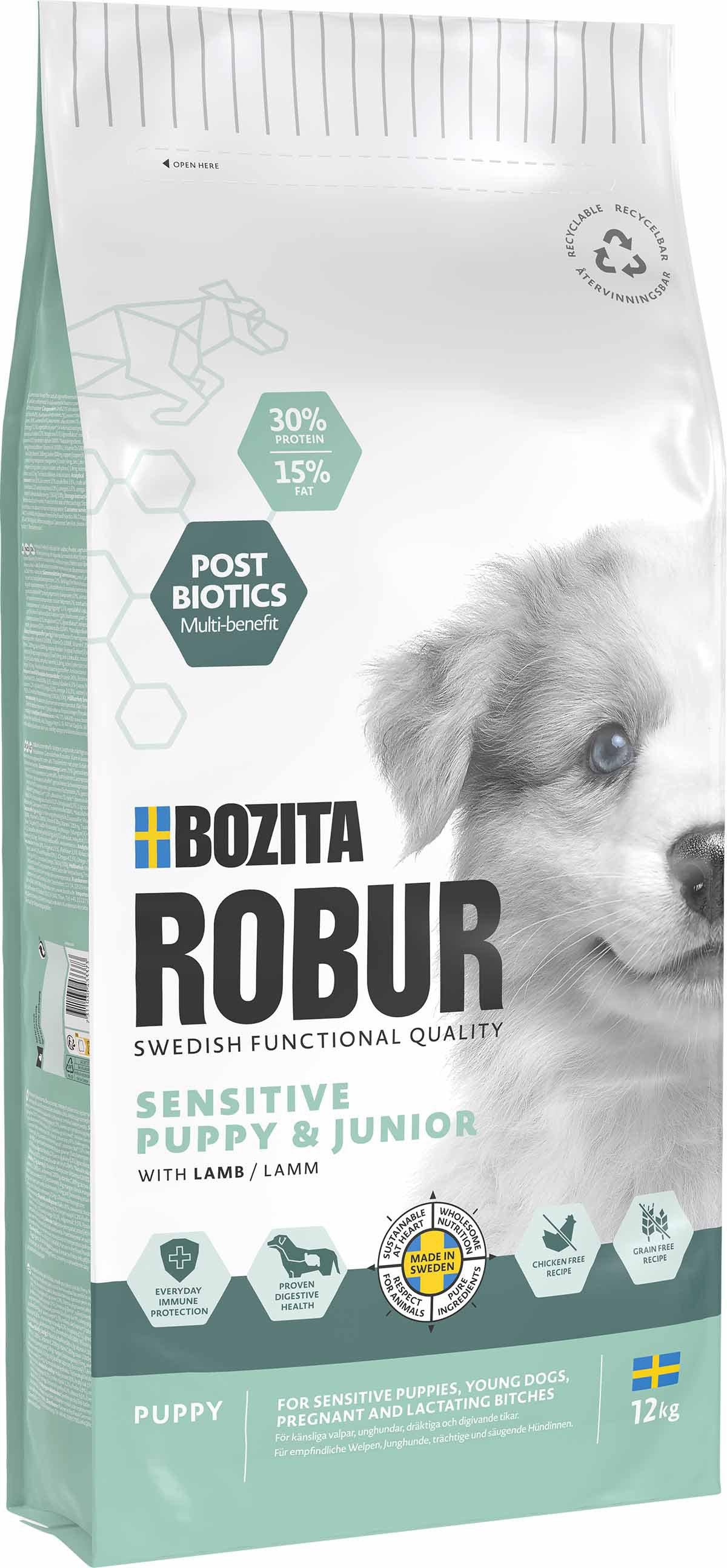 BOZITA Robur Sensitive Grain Free Puppy12Kg
