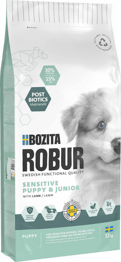 Bozita Robur Sensitive Grain Free Puppy - Handla på Gaston