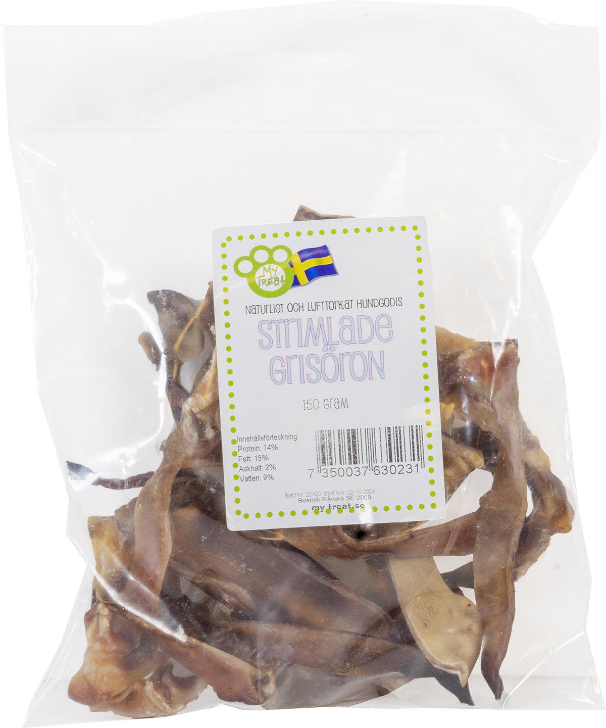 MY TREAT Strimlade Öron 150Gr