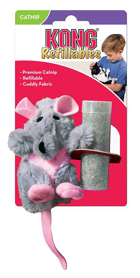 Kong Refillable Catnip Rat - Handla på Gaston