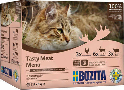 Bozita Feline Meat In Jelly Multibox - Handla på Gaston
