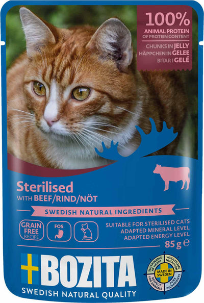 Bozita Feline Chunks In Jelly Sterilized - Handla på Gaston