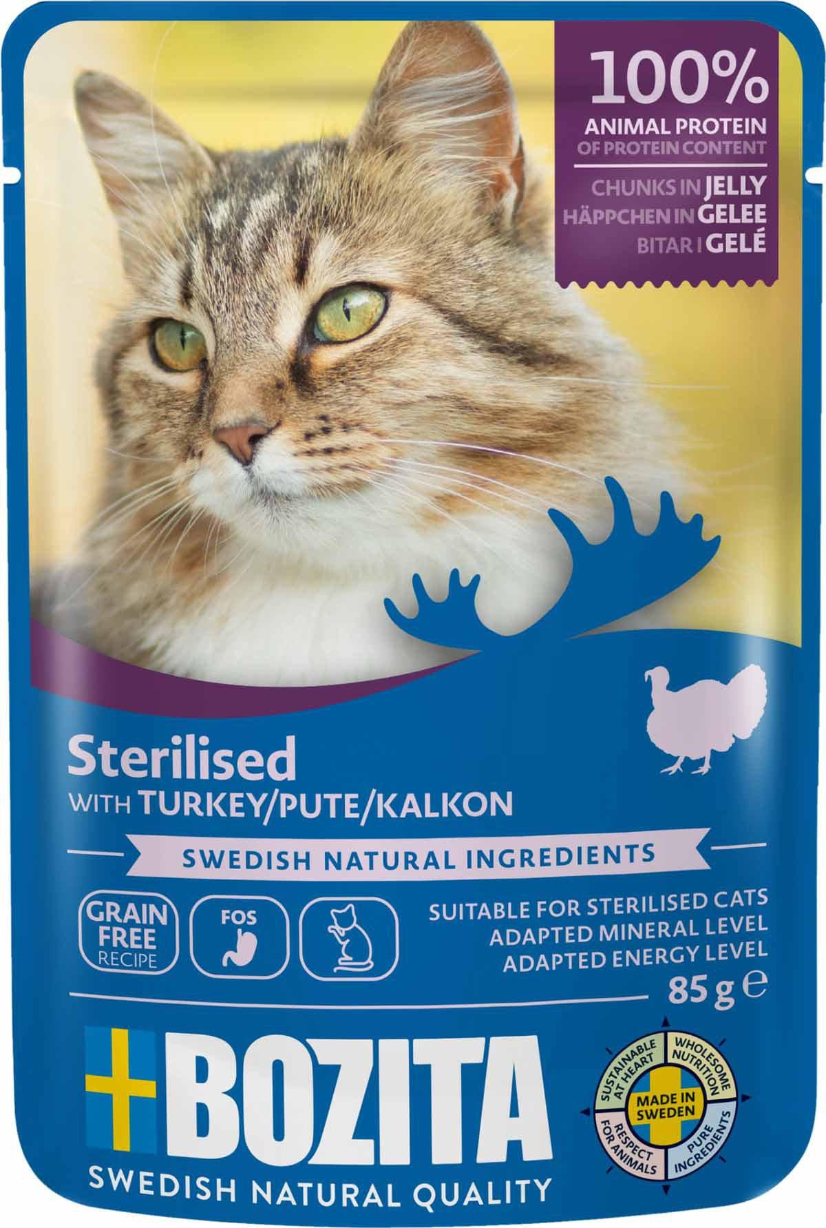 Bozita Feline Chunks In Jelly Sterilized - Handla på Gaston