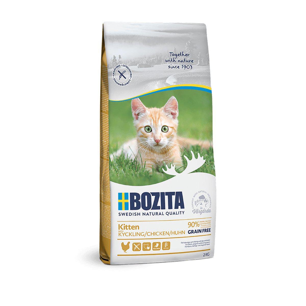 Bozita Kitten Grainfree Chicken - Handla på Gaston