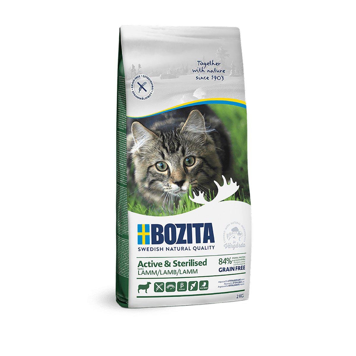 Bozita Active & Sterilised Grain Free Lamb - Handla på Gaston