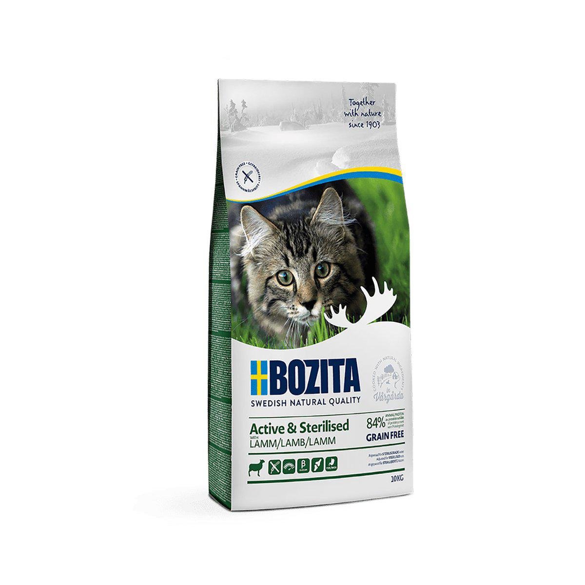 Bozita Active & Sterilised Grain Free Lamb - Handla på Gaston