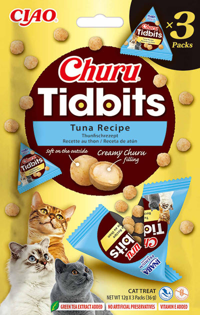 CHURU Cat Tidbits Tuna 3St