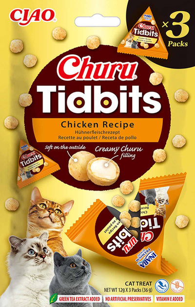 CHURU Cat Tidbits Chicken 3St