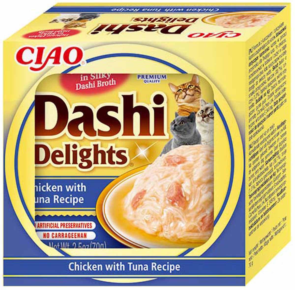 Dashi Delights Chicken & Tuna - Handla på Gaston