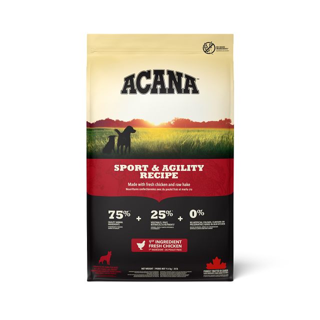 Acana Sport and Agility Recipe - Handla på Gaston