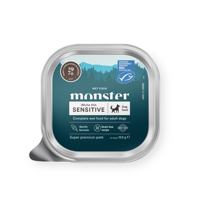Monster Dog Sensitive White Fish Paté