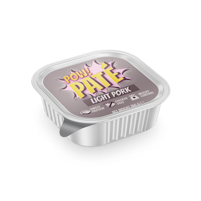 POW! Dog Light Pork Paté - Handla på Gaston
