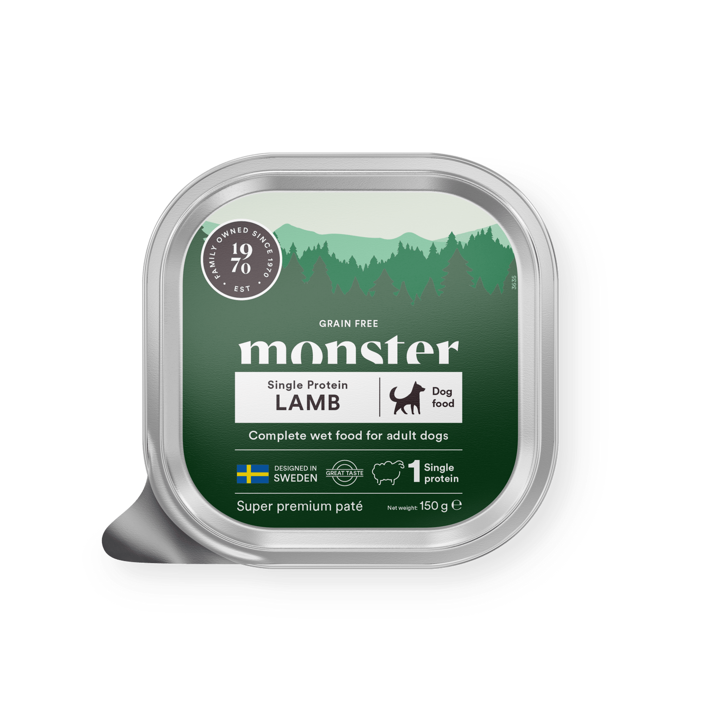 Monster Dog Lamb Paté - Handla på Gaston