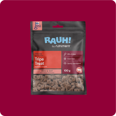 RAUH! Godis Beef Tripe Treat - Handla på Gaston