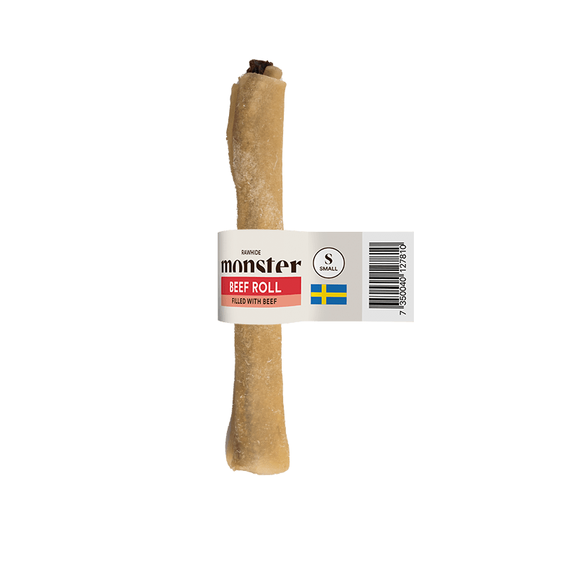 Monster Rawhide Beef Filled Beef Small - Handla på Gaston