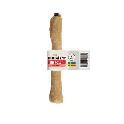 Monster Rawhide Beef Filled Beef Small - Handla på Gaston
