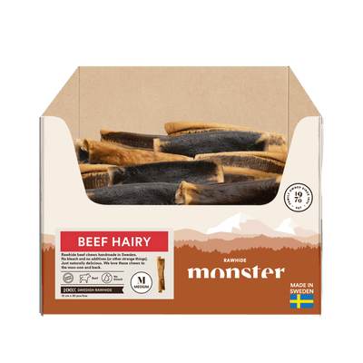 Monster Raw Beef Hairy Medium - Handla på Gaston