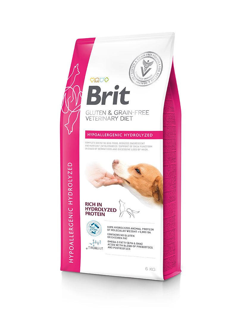 Brit GF Vet Diet Dog Hypoallergenic Hydrolyzed - Handla på Gaston