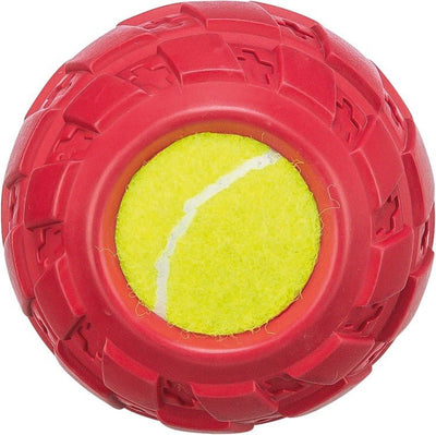 Trixie Tennisboll i däck, naturgummi, ø 7.5 cm - Handla på Gaston