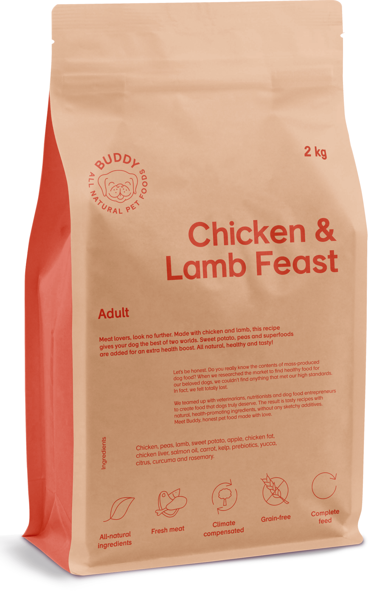 Buddy Chicken & Lamb Feast - Handla på Gaston