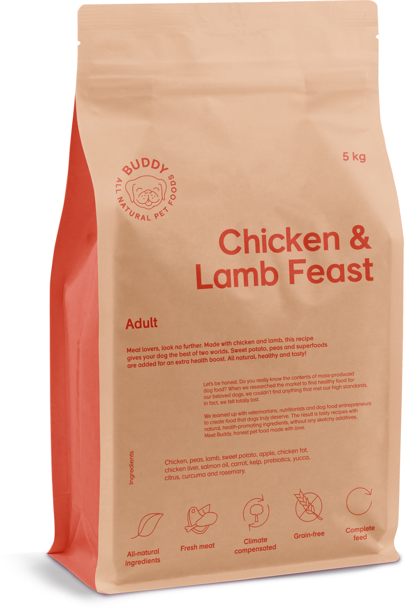 Buddy Chicken & Lamb Feast - Handla på Gaston