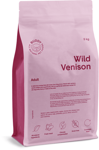 Buddy Wild Venison - Handla på Gaston