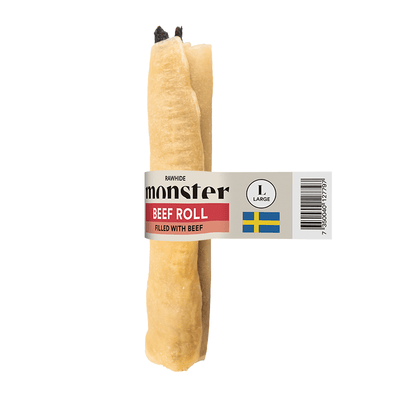 Monster Rawhide Beef Filled Large - Handla på Gaston