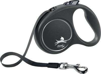 Flexi Black Design rullkoppel - band - Handla på Gaston