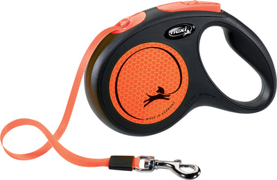 Flexi New NEON rullkoppel - band - Handla på Gaston