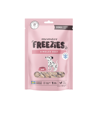 Monster Dog Treats Freeze Dried Beef - Handla på Gaston