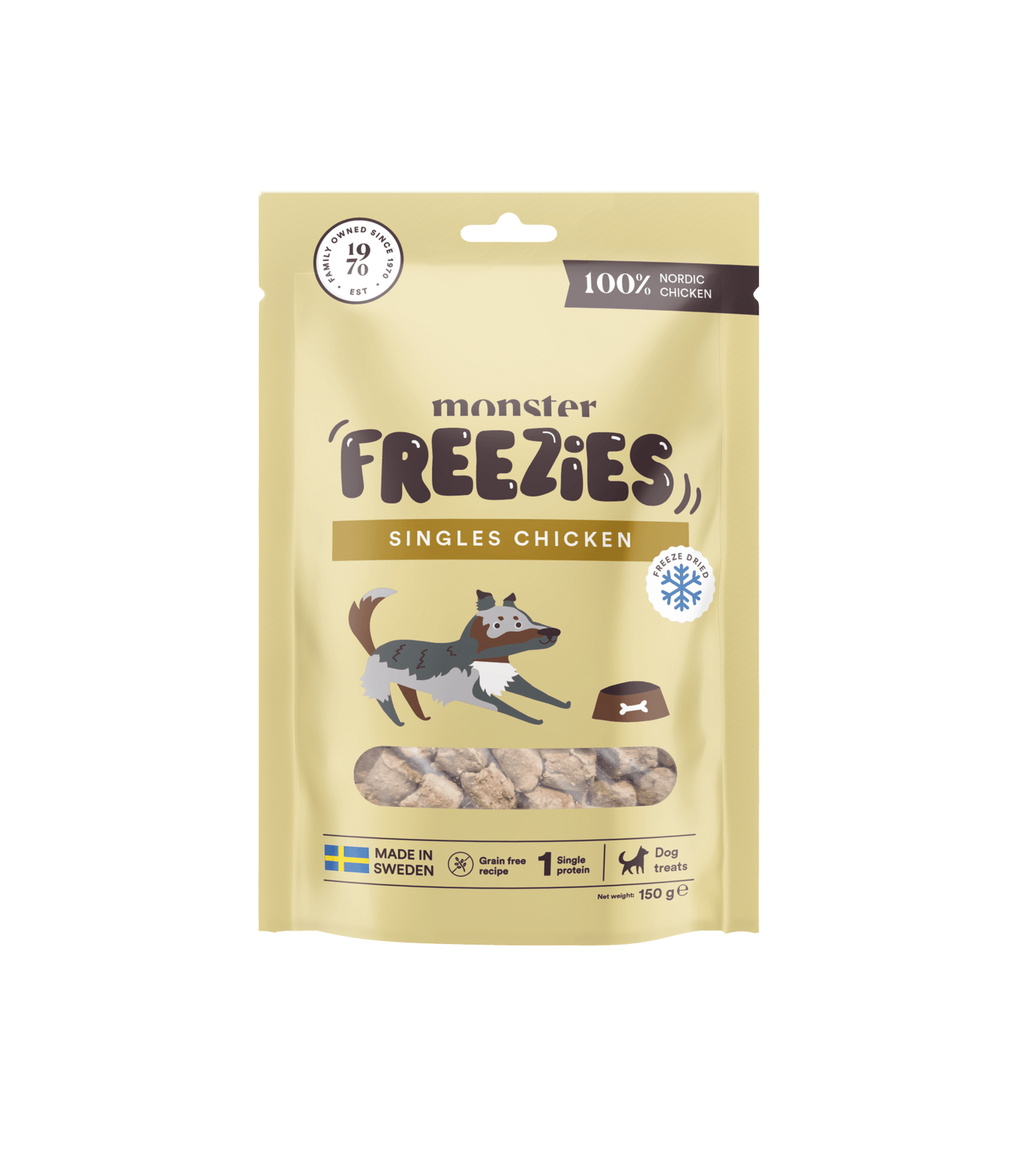 Monster Dog Treats Freeze Dried Chicken - Handla på Gaston