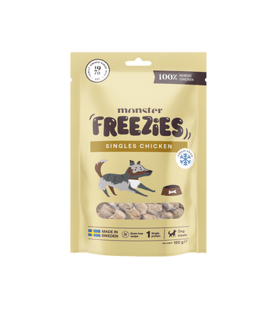 Monster Dog Treats Freeze Dried Chicken - Handla på Gaston