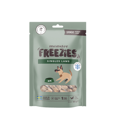 Monster Dog Treats Freeze Dried Lamb - Handla på Gaston