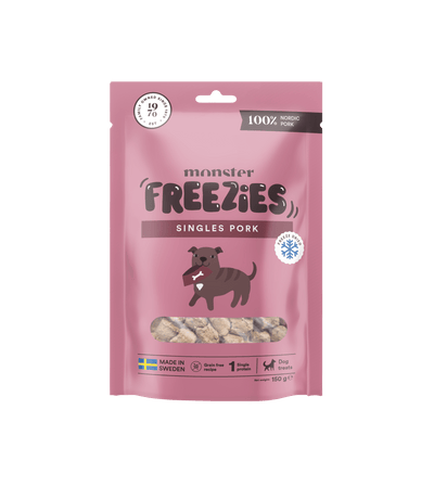 Monster Dog Treats Freeze Dried Pork - Handla på Gaston