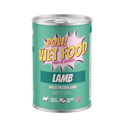 POW! Dog Adult Lamb Can - Handla på Gaston