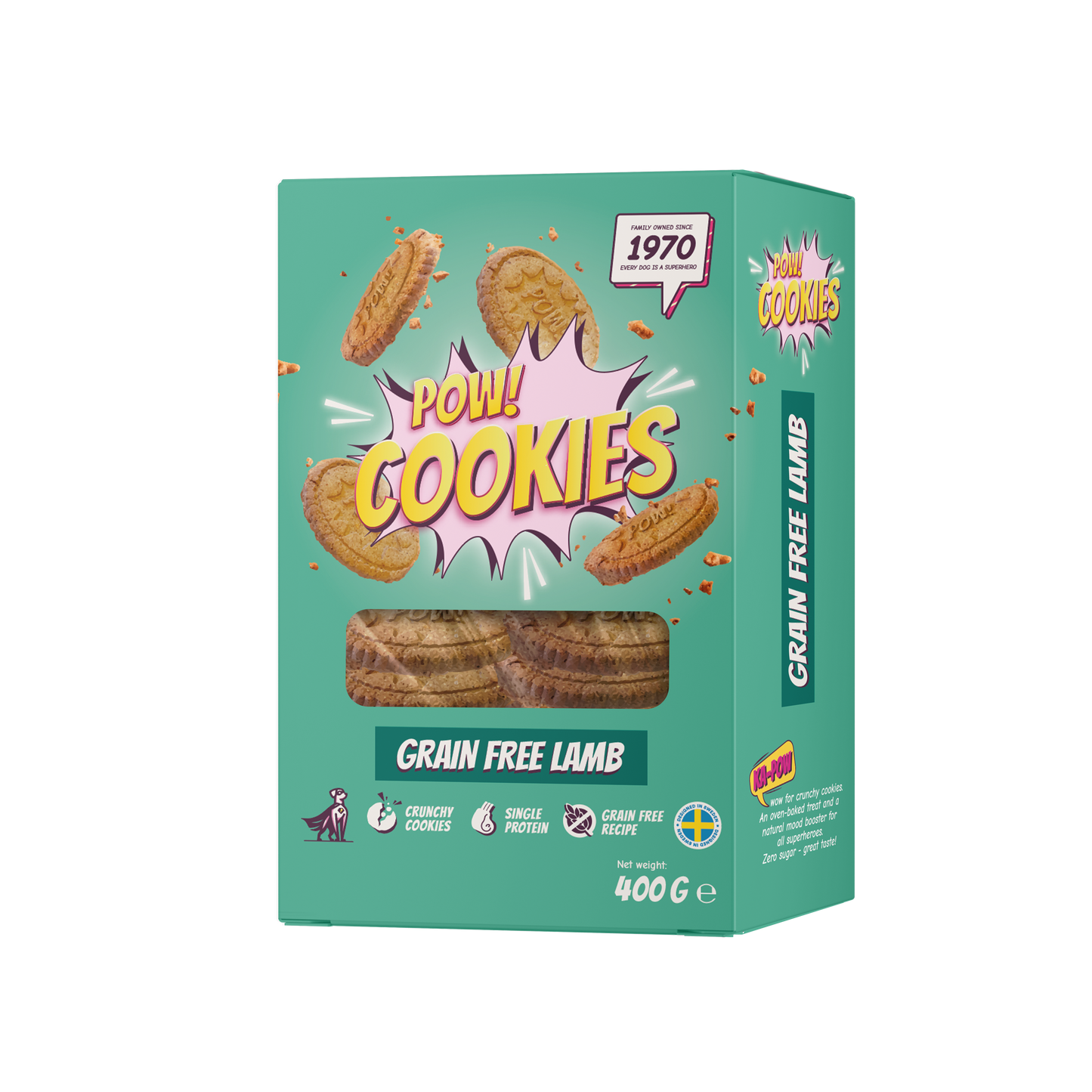 POW! Dog Cookie Grain Free Lamb