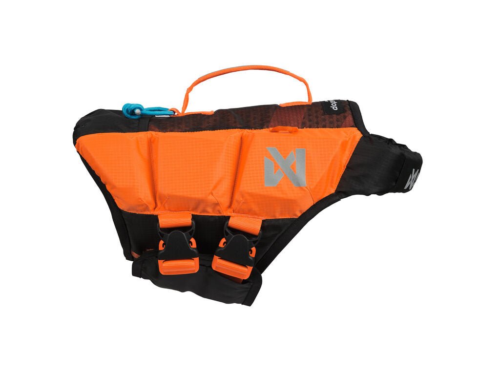 Non - stop Dogwear Protector Life Jacket Svart / Orange - Handla på Gaston