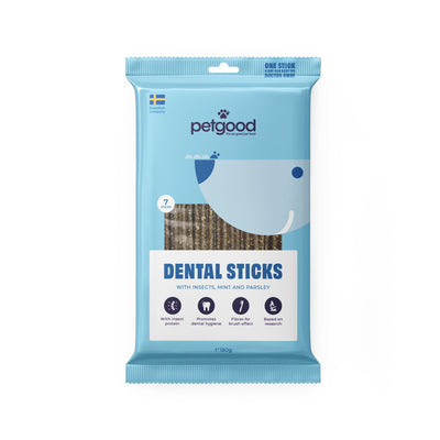 Petgood insektsbaserade dental sticks - Handla på Gaston