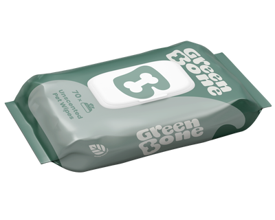 Green Bone Pet Wipes