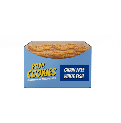 POW! Dog Cookie Grain Free Whitefish - Handla på Gaston