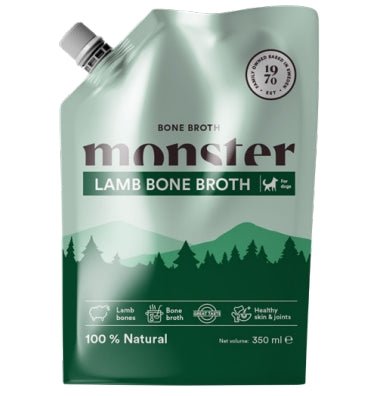 Monster Bone Broth Lamb - Handla på Gaston