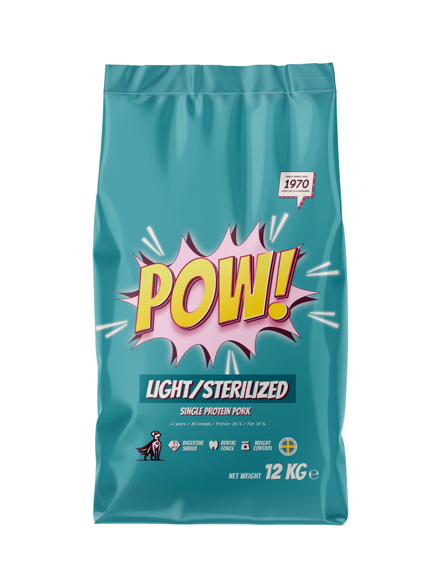 POW! Dog Light/Sterilized - Handla på Gaston