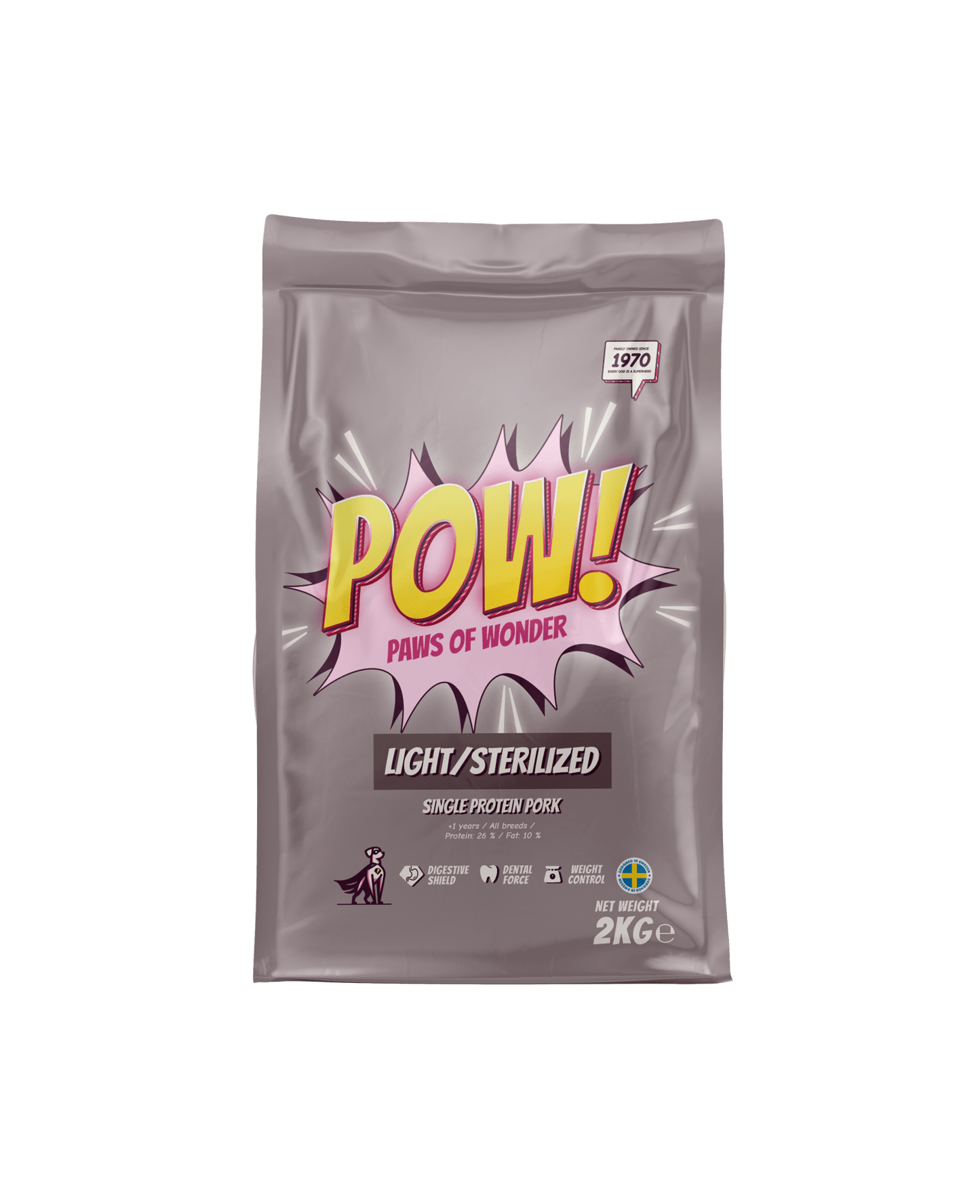 POW! Dog Light/Sterilized - Handla på Gaston