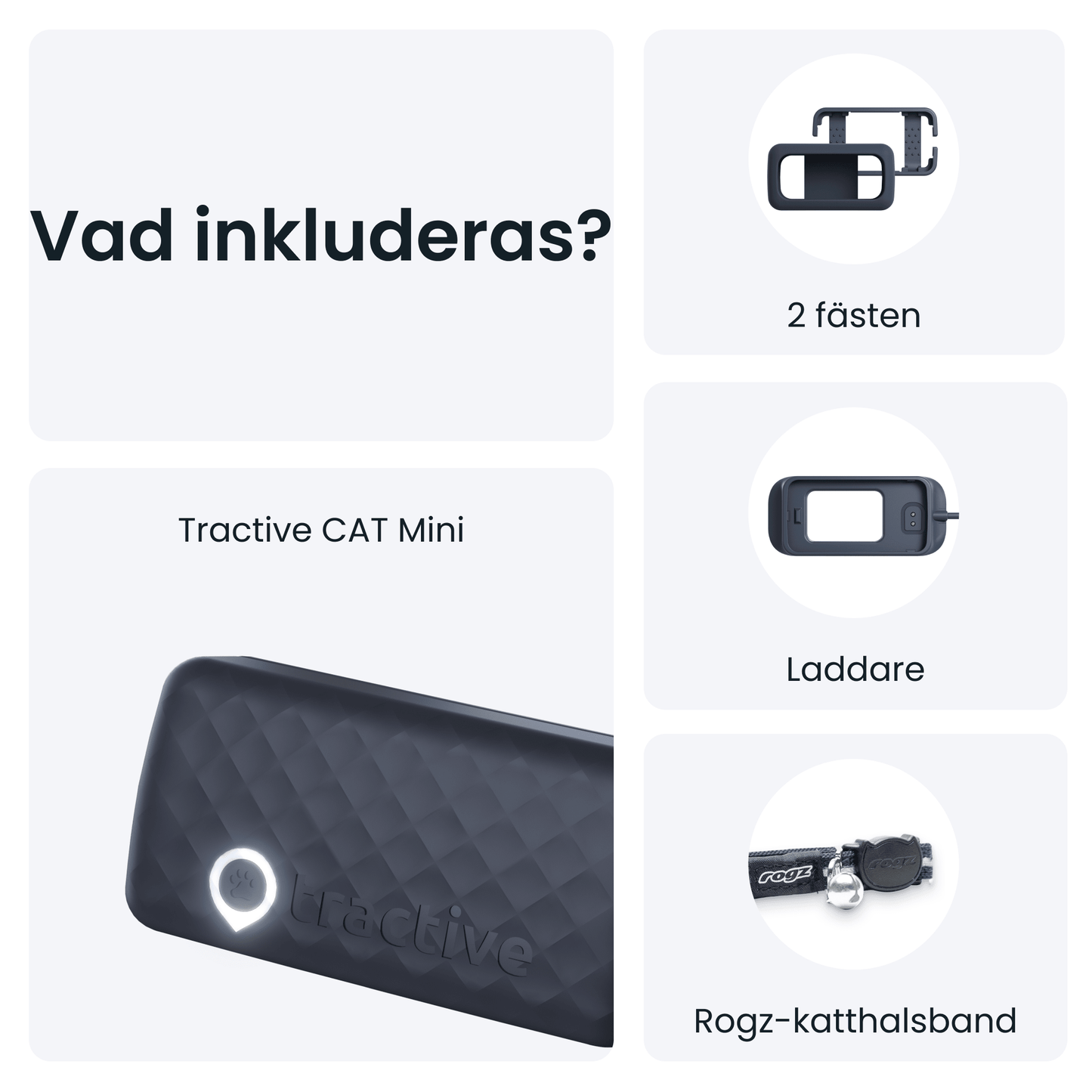 Tractive GPS CAT Mini - Handla på Gaston
